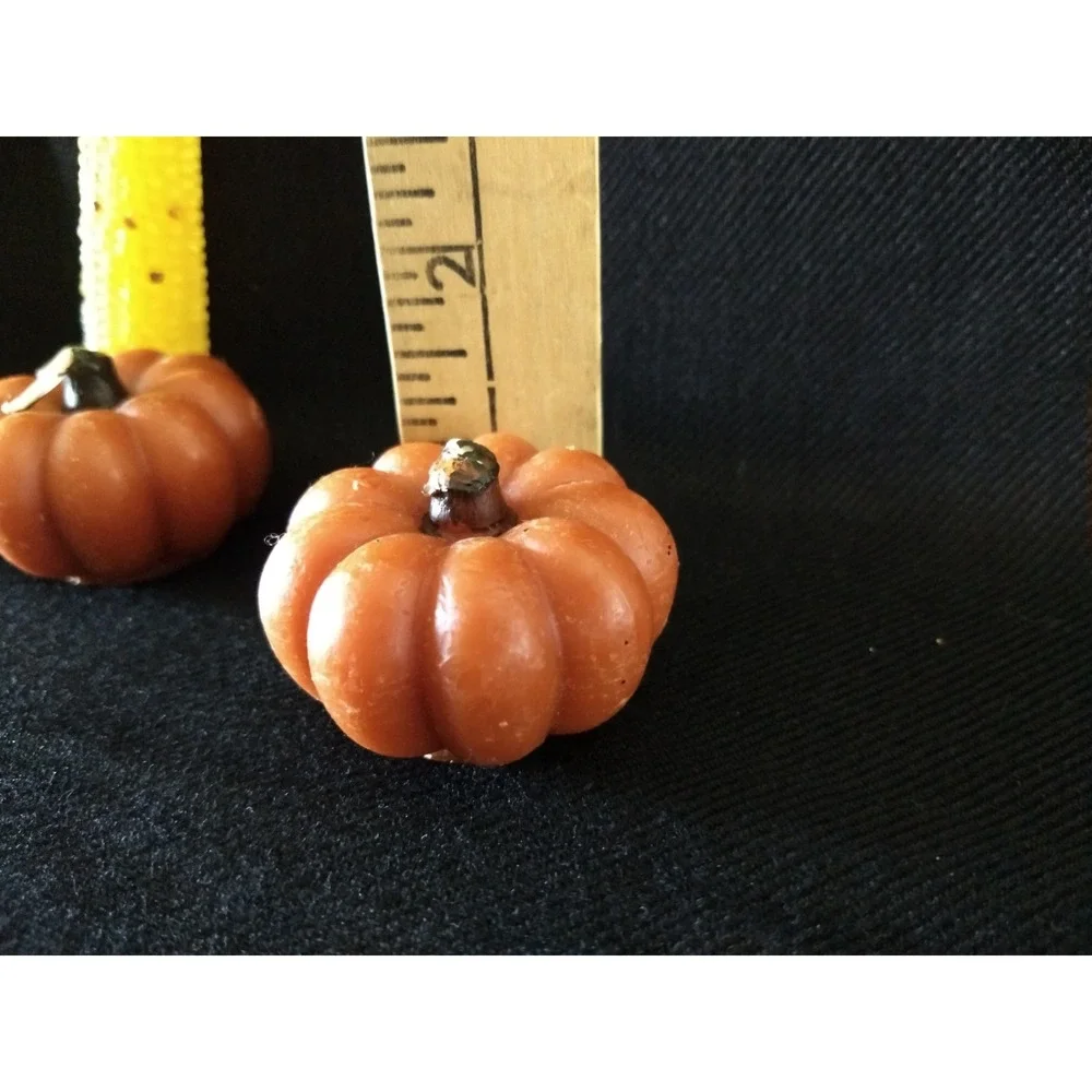 Thanksgiving Corn Cob & Mini‎ Pumpkin Candles Lot/5 Decorative Yellow Orange New
